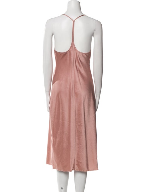 T by Alexander Wang Scoop Neck Midi Length Dress