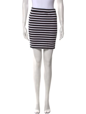 T by Alexander Wang Striped Mini Skirt