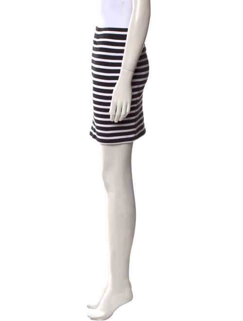 T by Alexander Wang Striped Mini Skirt