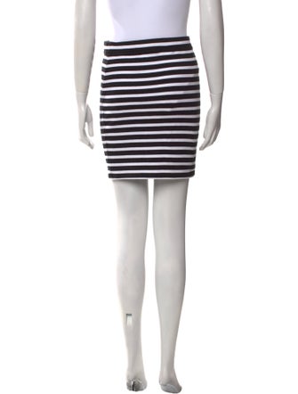 T by Alexander Wang Striped Mini Skirt