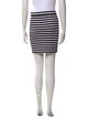 T by Alexander Wang Striped Mini Skirt