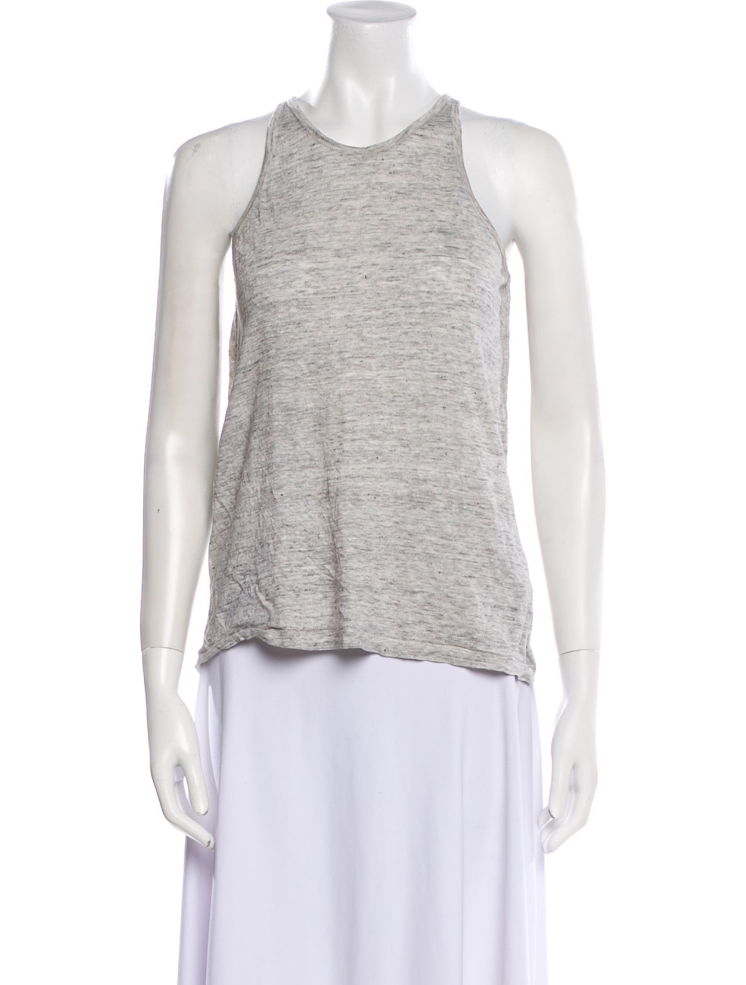 T by Alexander Wang Scoop Neck Sleeveless Top