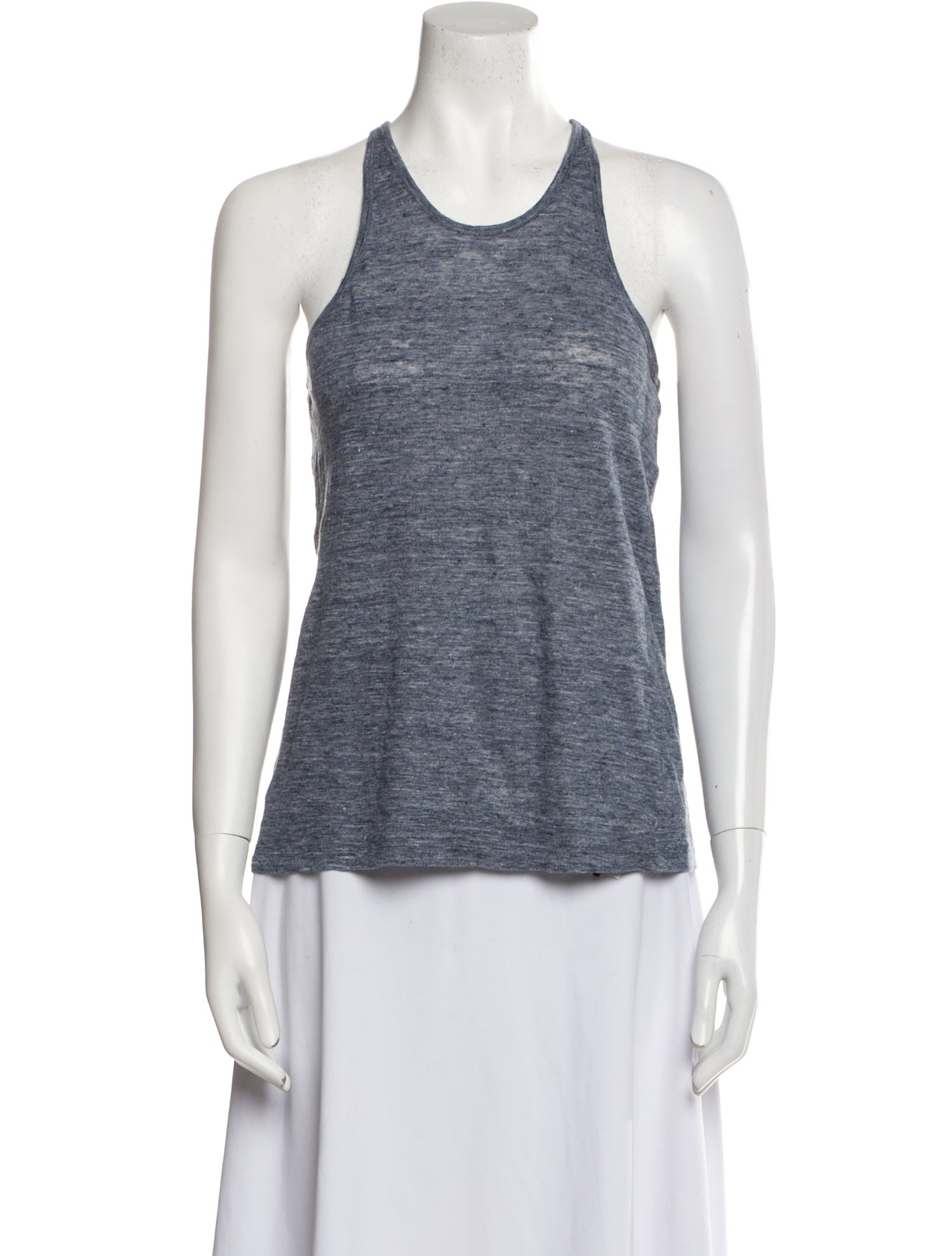 T by Alexander Wang Scoop Neck Sleeveless Top