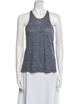 T by Alexander Wang Scoop Neck Sleeveless Top