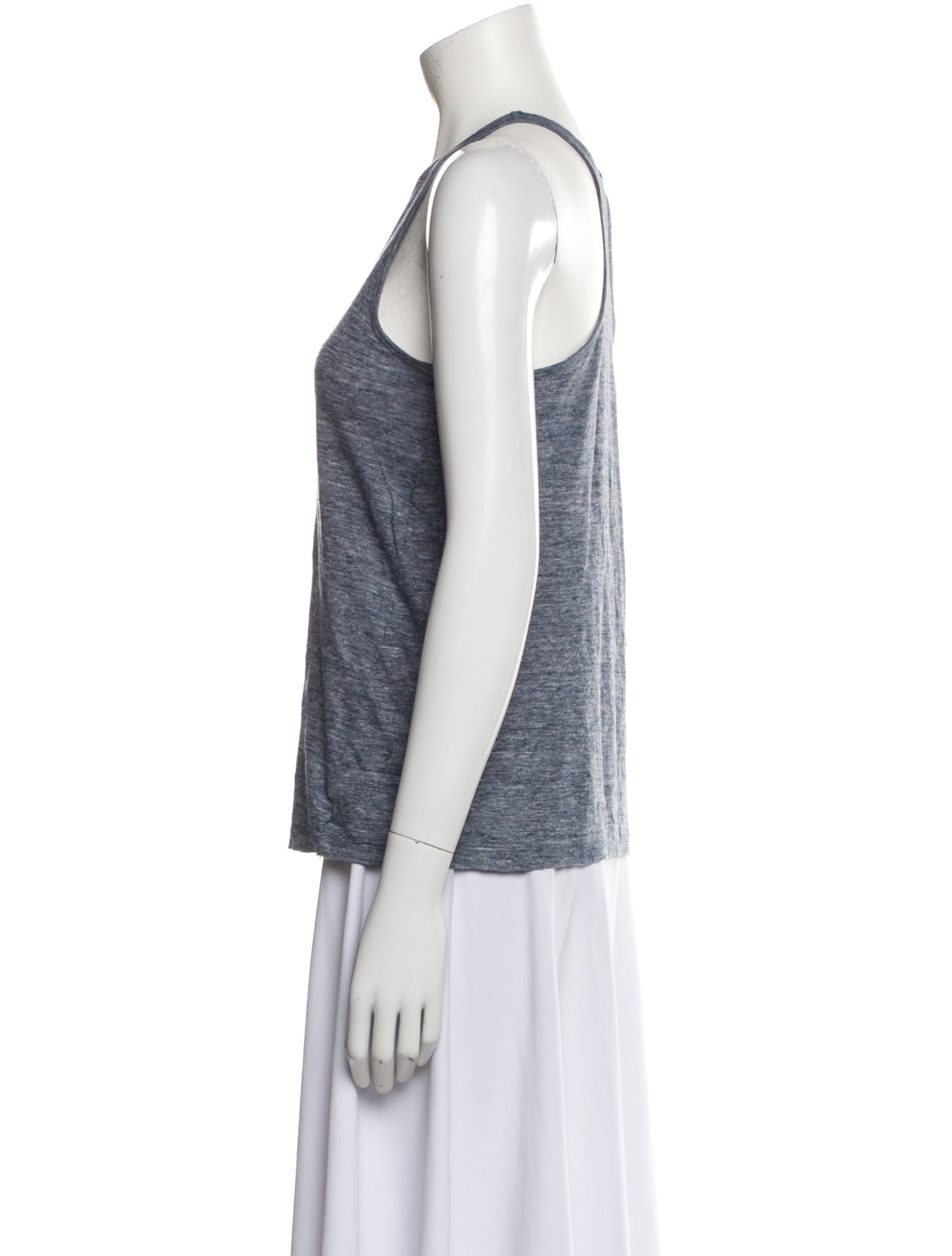 T by Alexander Wang Scoop Neck Sleeveless Top