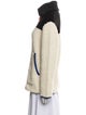 T by Alexander Wang Wool Colorblock Pattern Jacket