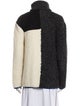 T by Alexander Wang Wool Colorblock Pattern Jacket