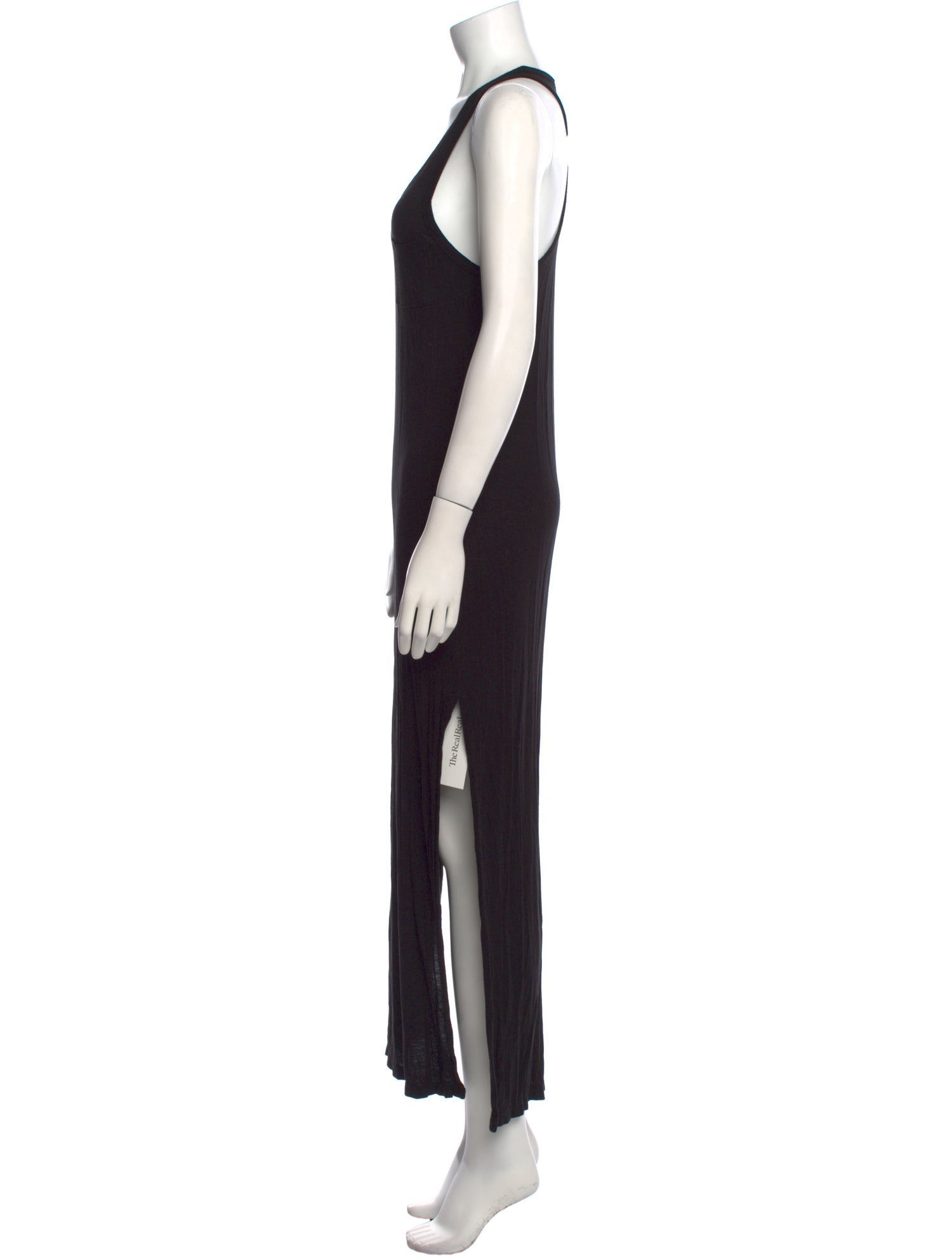 T by Alexander Wang Scoop Neck Long Dress