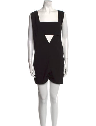 T by Alexander Wang Square Neckline Romper