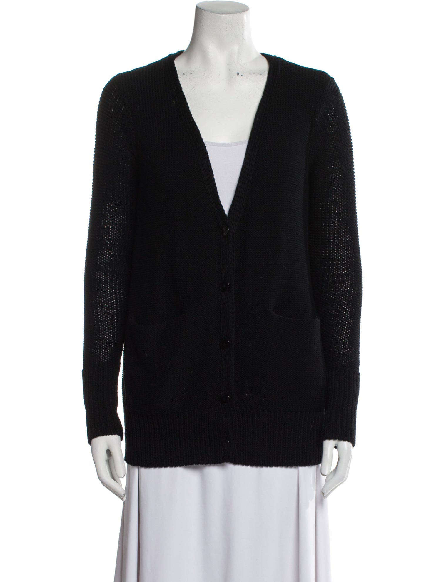 T by Alexander Wang Plunge Neckline Sweater
