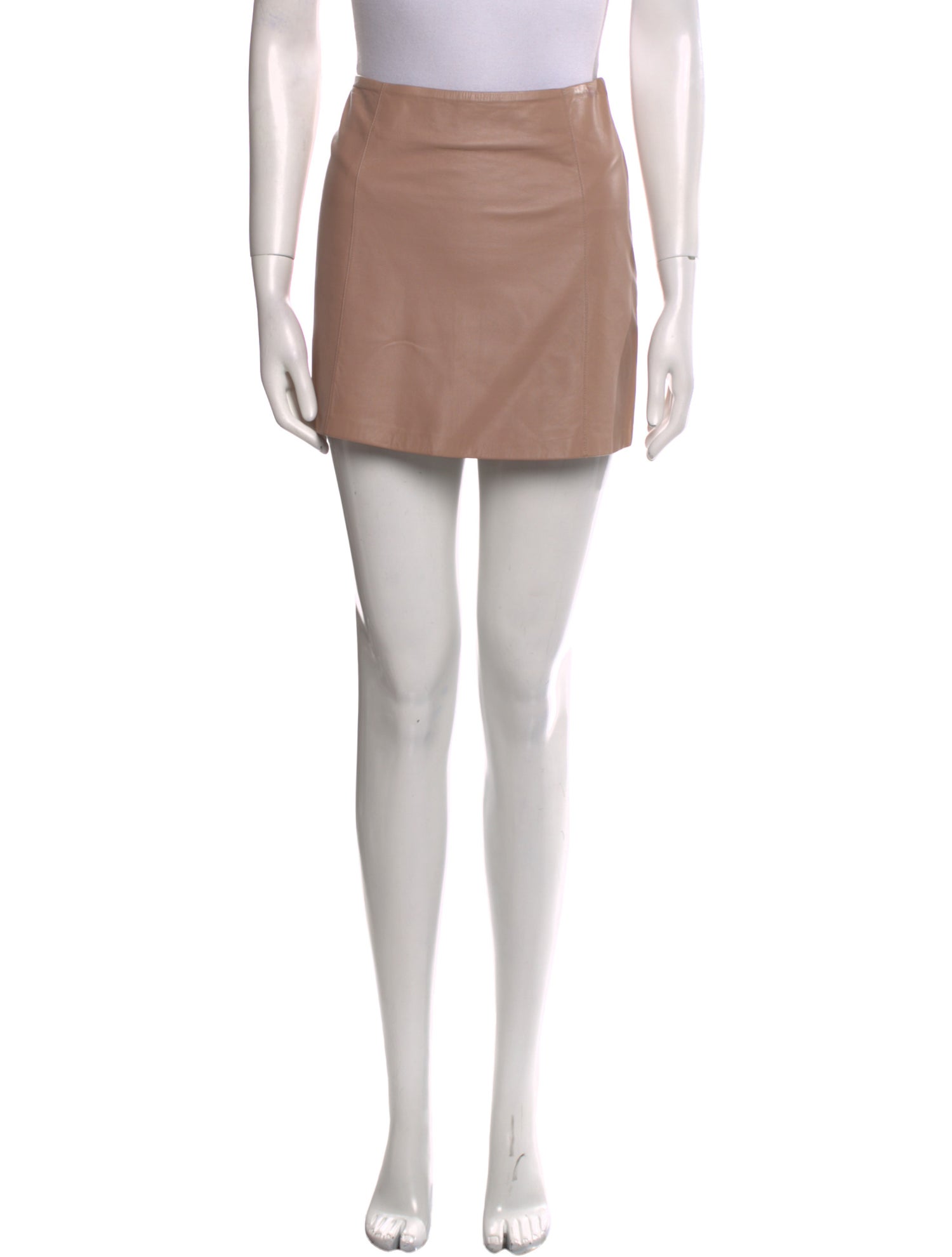 T by Alexander Wang Lambskin Mini Skirt