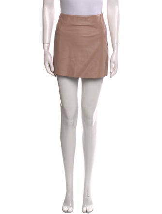 T by Alexander Wang Lambskin Mini Skirt