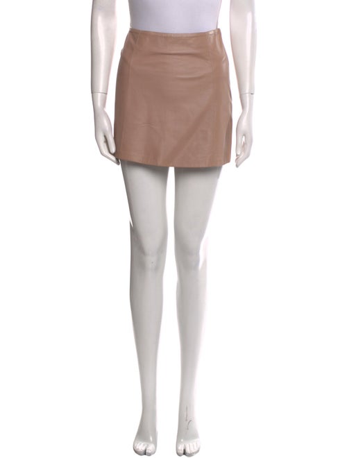 T by Alexander Wang Lambskin Mini Skirt