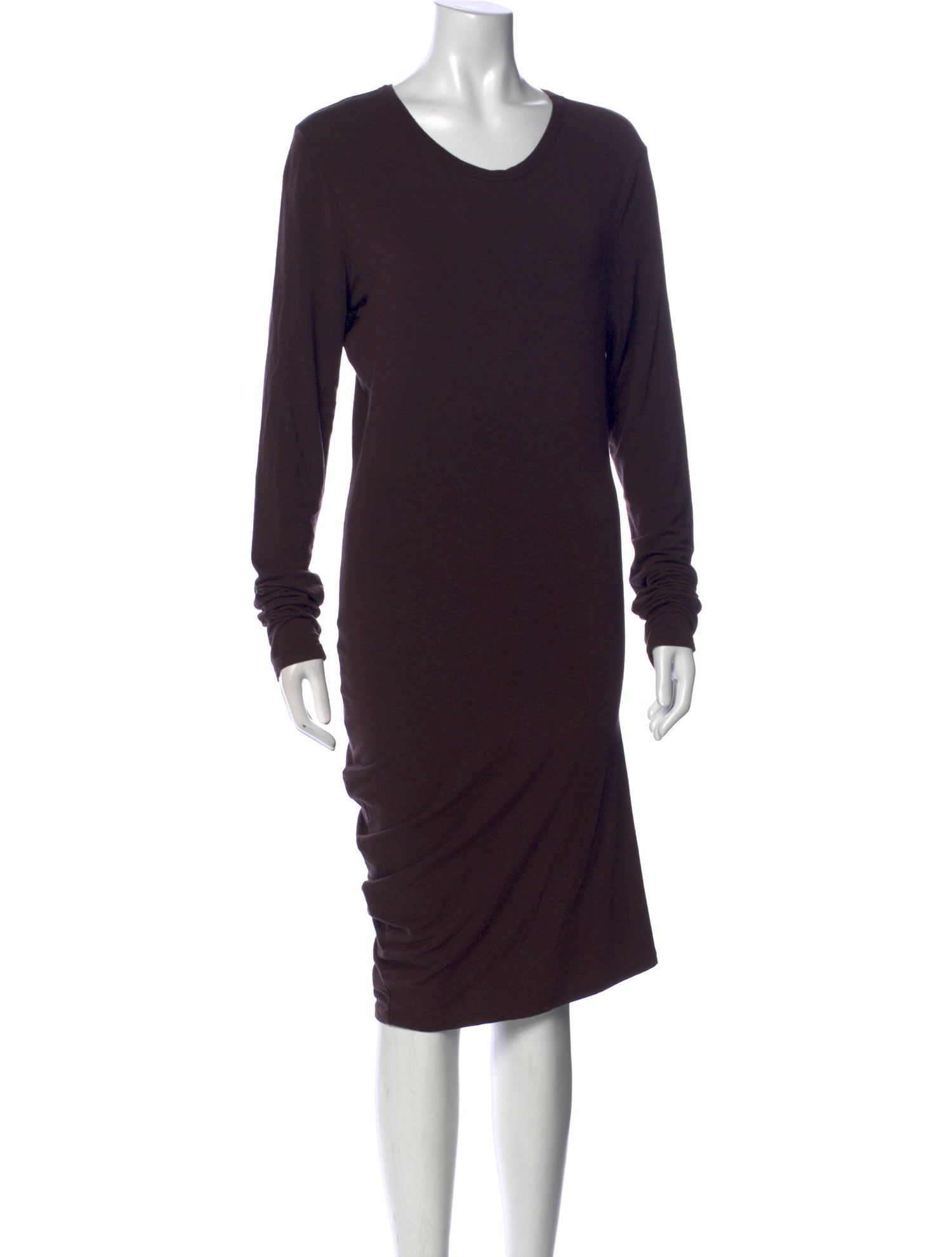 T by Alexander Wang Scoop Neck Knee-Length Dress