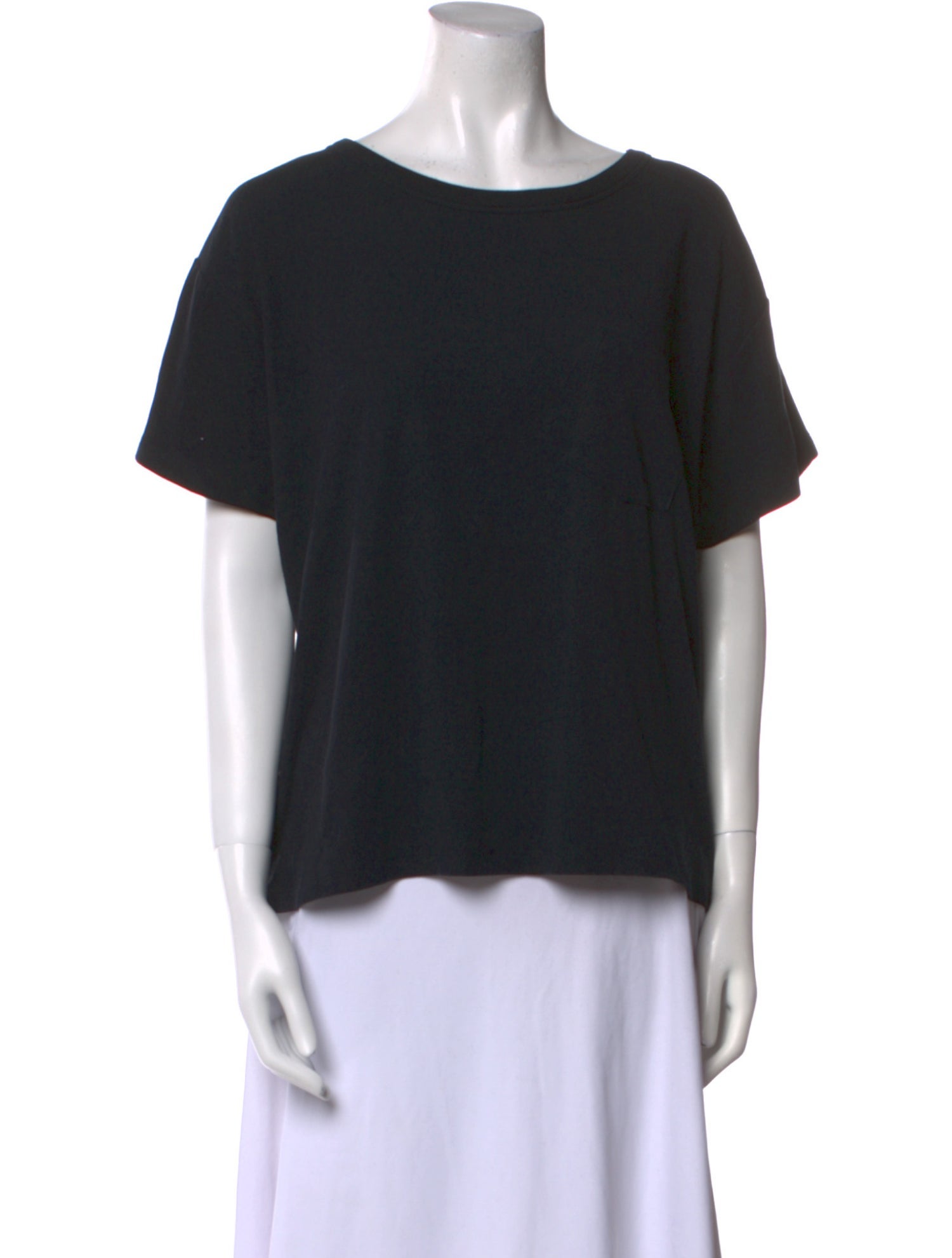 T by Alexander Wang Scoop Neck Short Sleeve T-Shirt