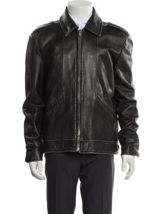 T by Alexander Wang Leather Moto Jacket