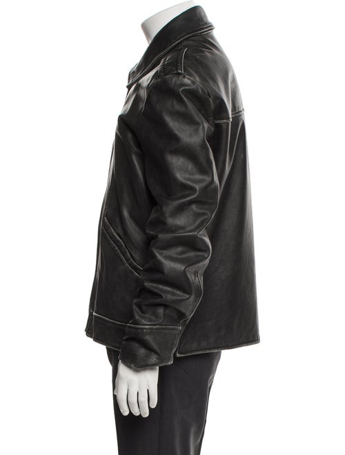 T by Alexander Wang Leather Moto Jacket