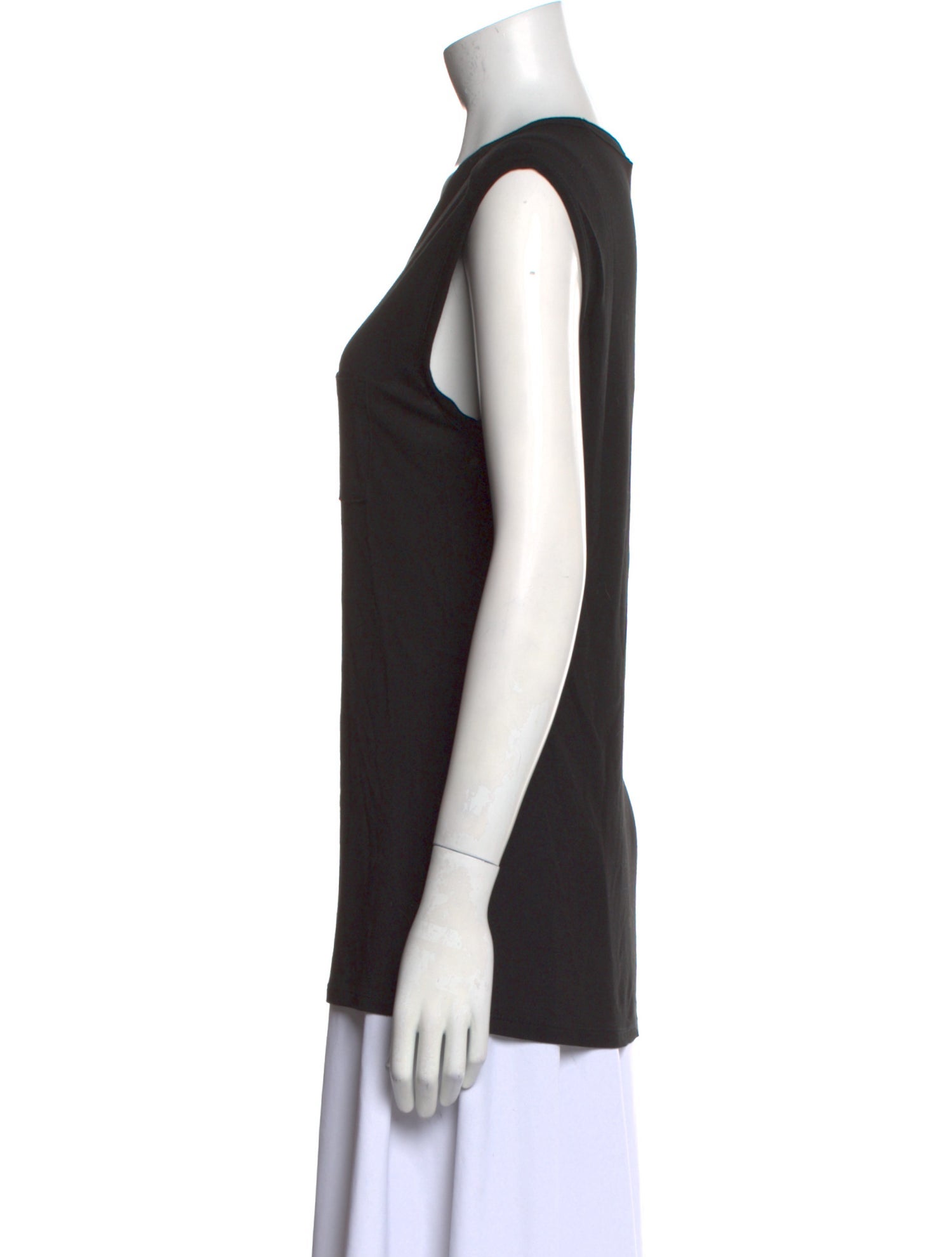 T by Alexander Wang Scoop Neck Short Sleeve T-Shirt