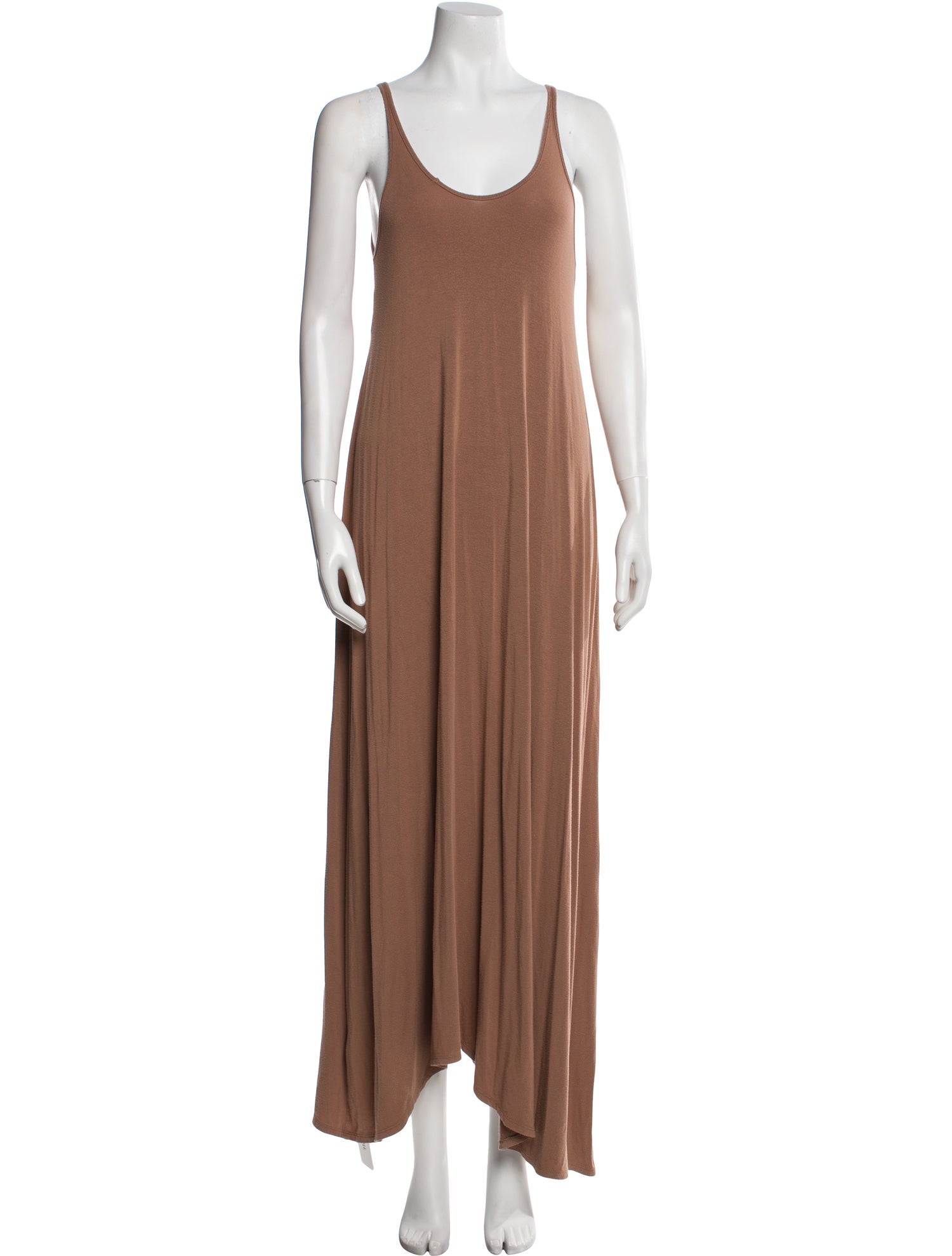 T by Alexander Wang Scoop Neck Long Dress