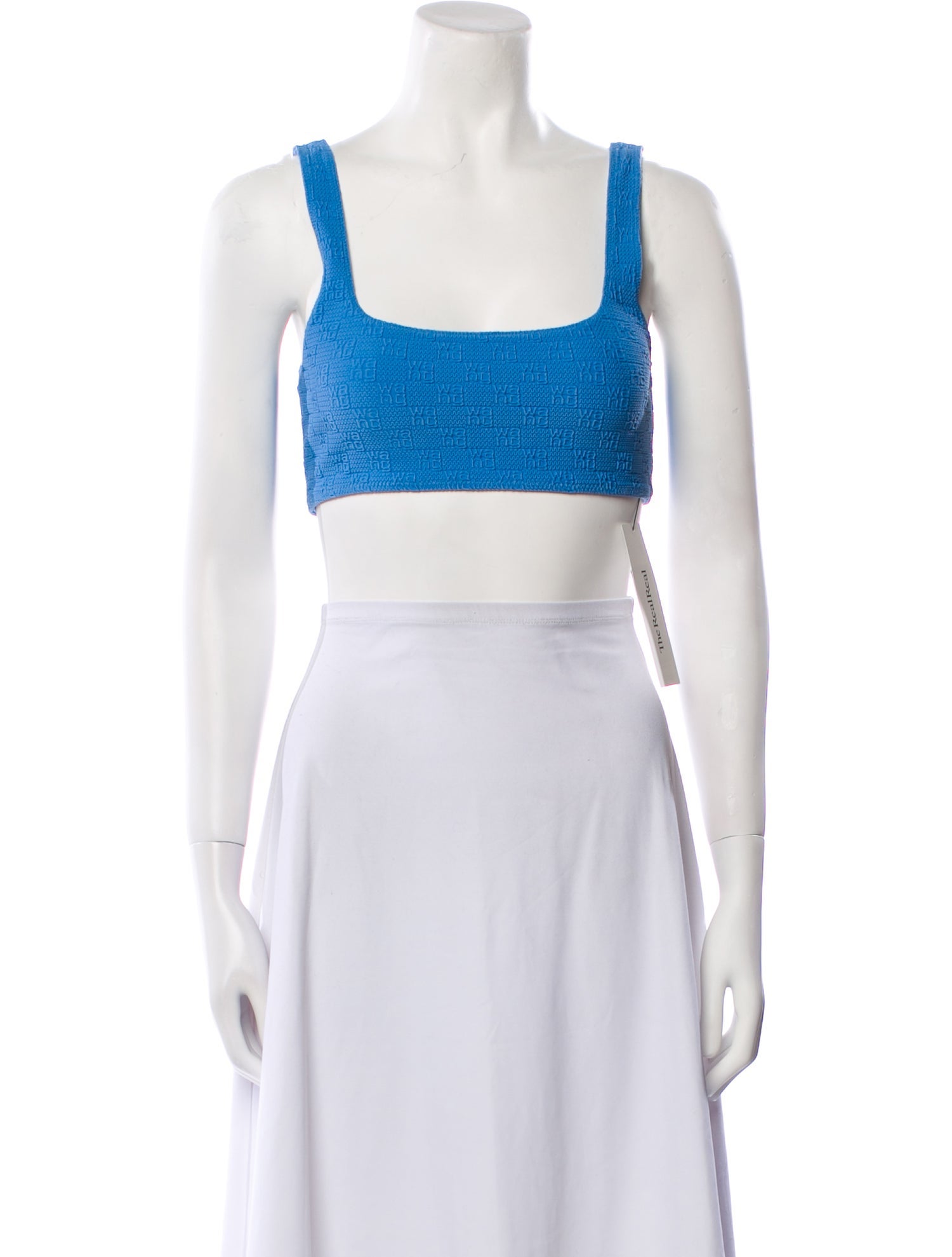 T by Alexander Wang Island Square Neckline Crop Top w/ Tags