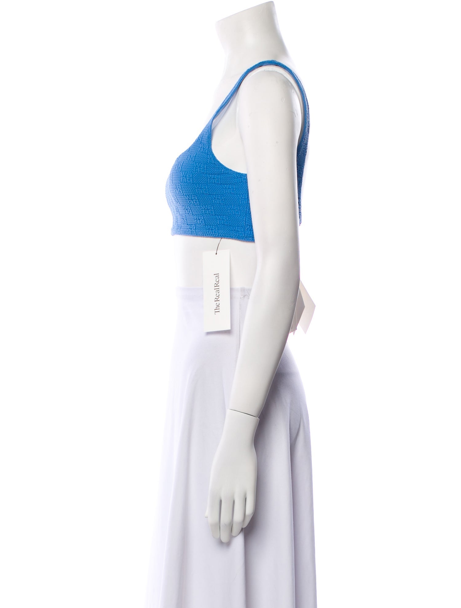 T by Alexander Wang Island Square Neckline Crop Top w/ Tags