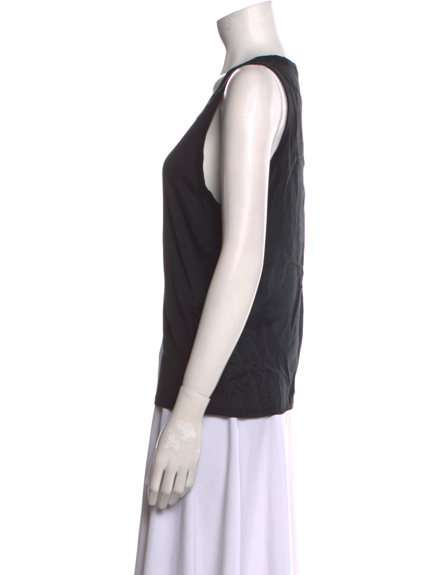 T by Alexander Wang Scoop Neck Sleeveless Top