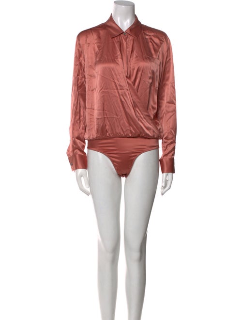 T by Alexander Wang Mock Neck Long Sleeve Bodysuit