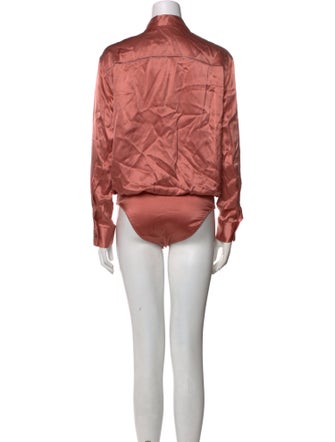 T by Alexander Wang Mock Neck Long Sleeve Bodysuit