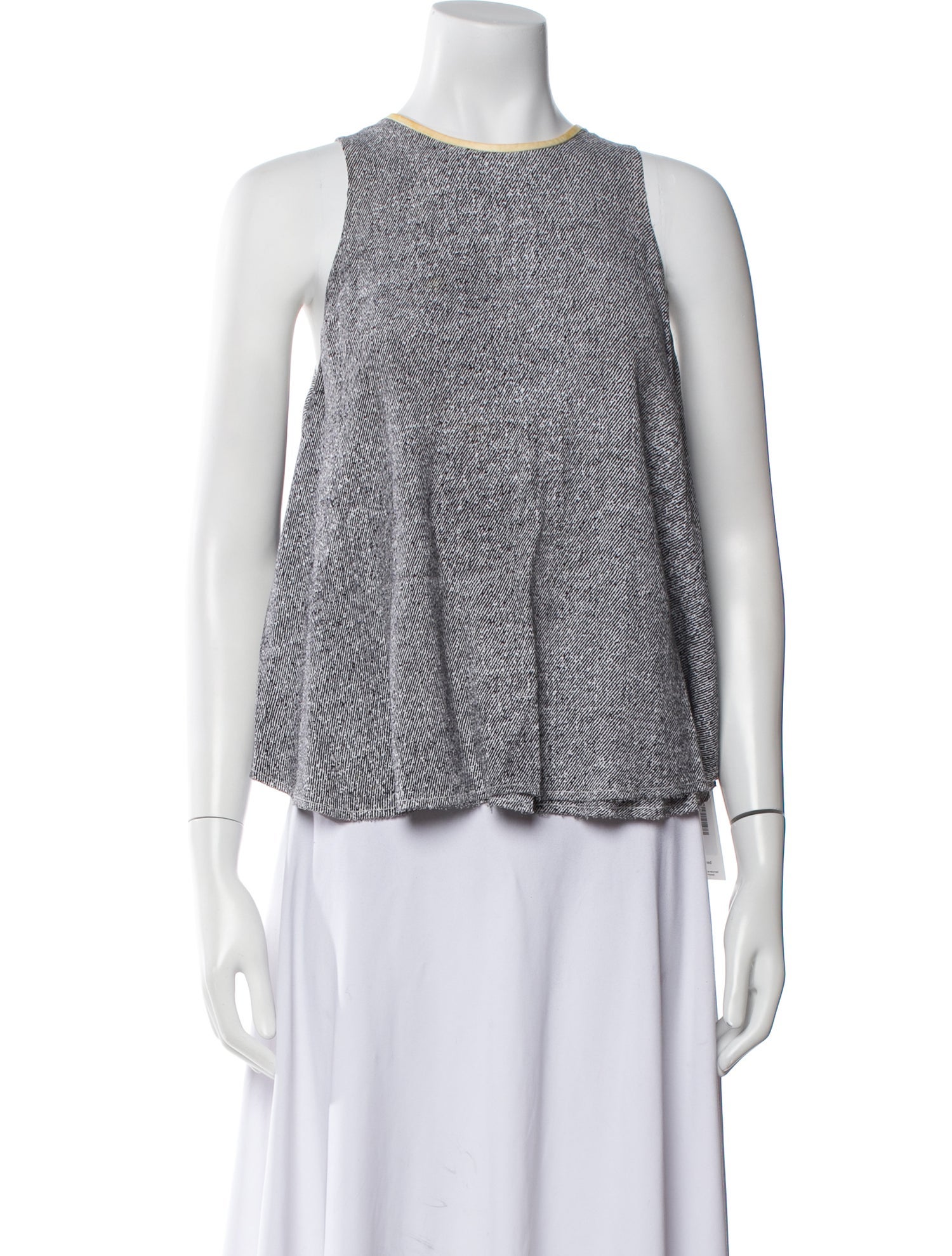 Alexander Wang Printed Crew Neck Top