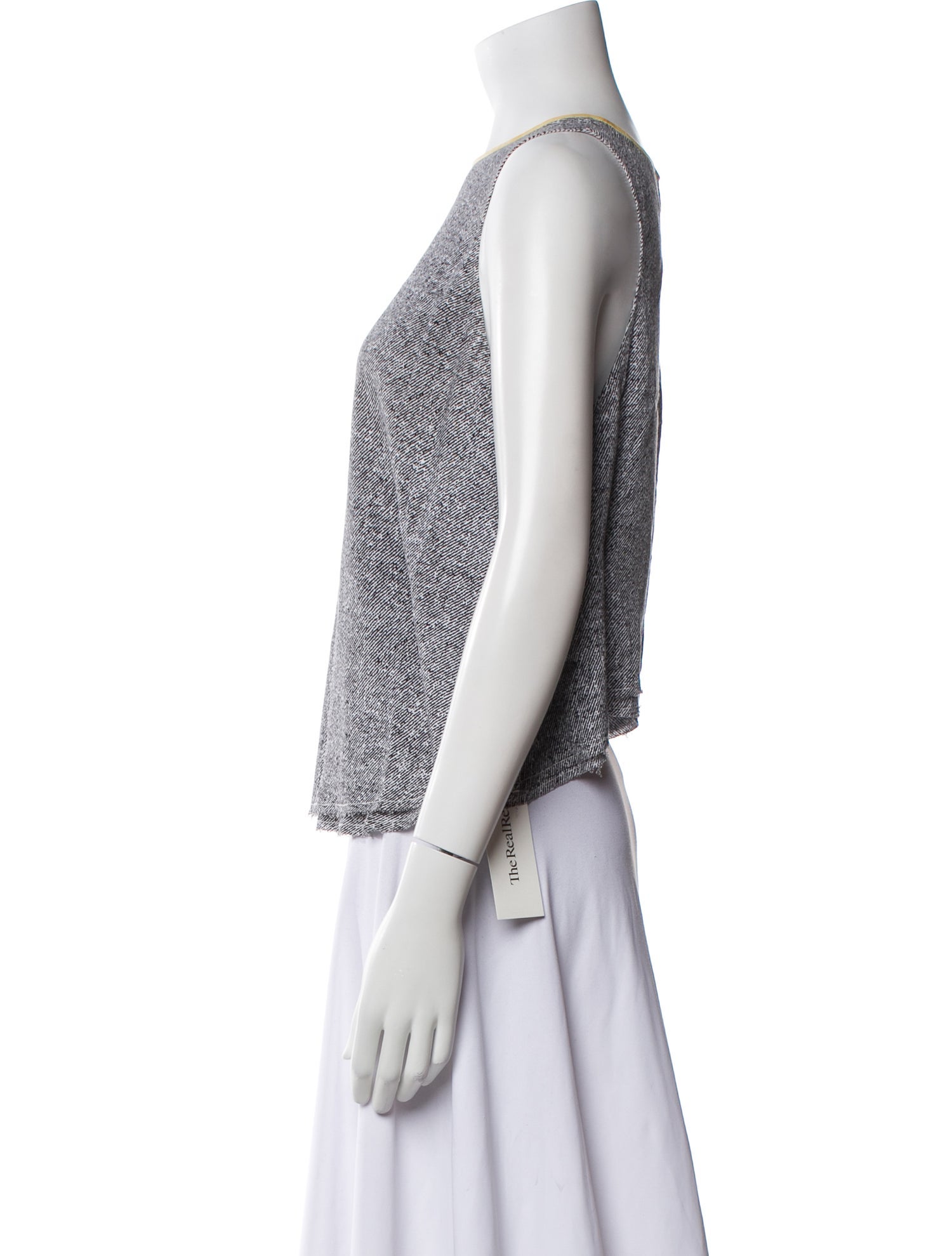 Alexander Wang Printed Crew Neck Top