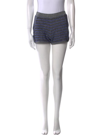 T by Alexander Wang Striped Mini Shorts