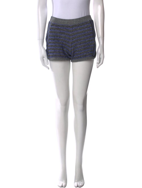 T by Alexander Wang Striped Mini Shorts