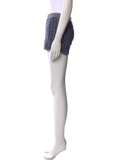T by Alexander Wang Striped Mini Shorts