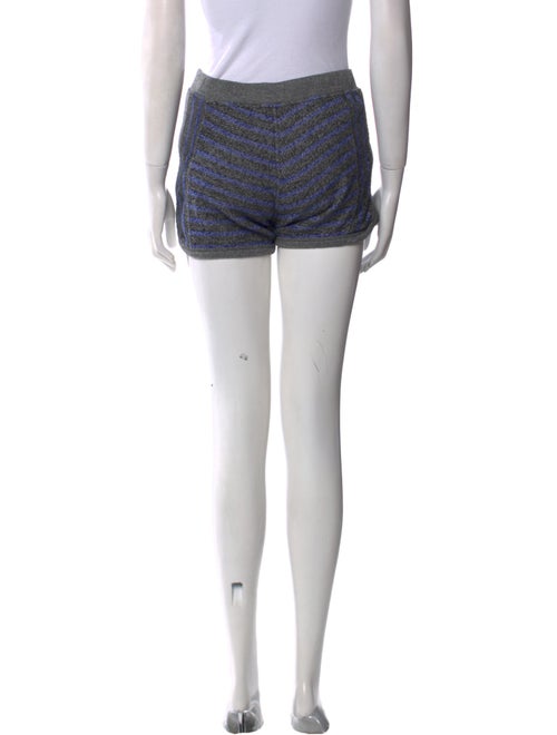 T by Alexander Wang Striped Mini Shorts