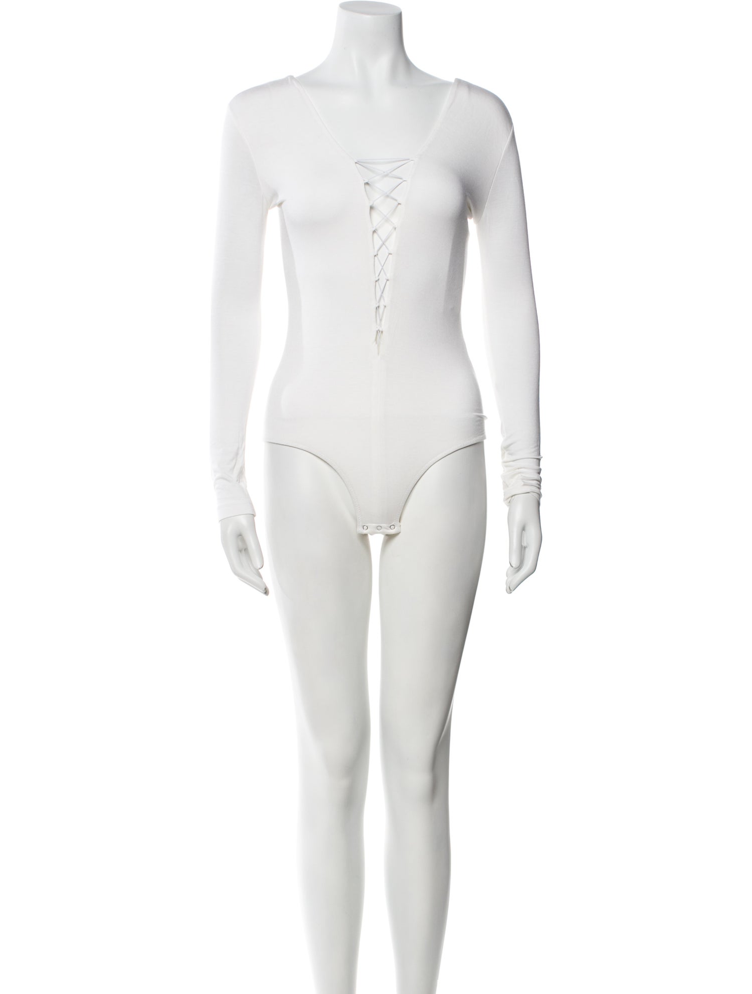 T by Alexander Wang V-Neck Long Sleeve Bodysuit w/ Tags