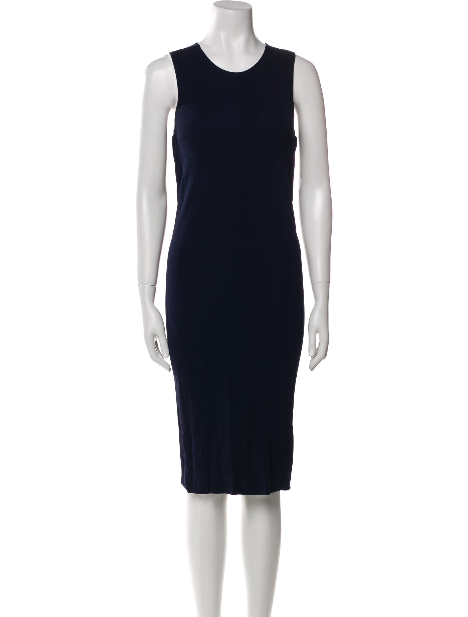 T by Alexander Wang Crew Neck Knee-Length Dress
