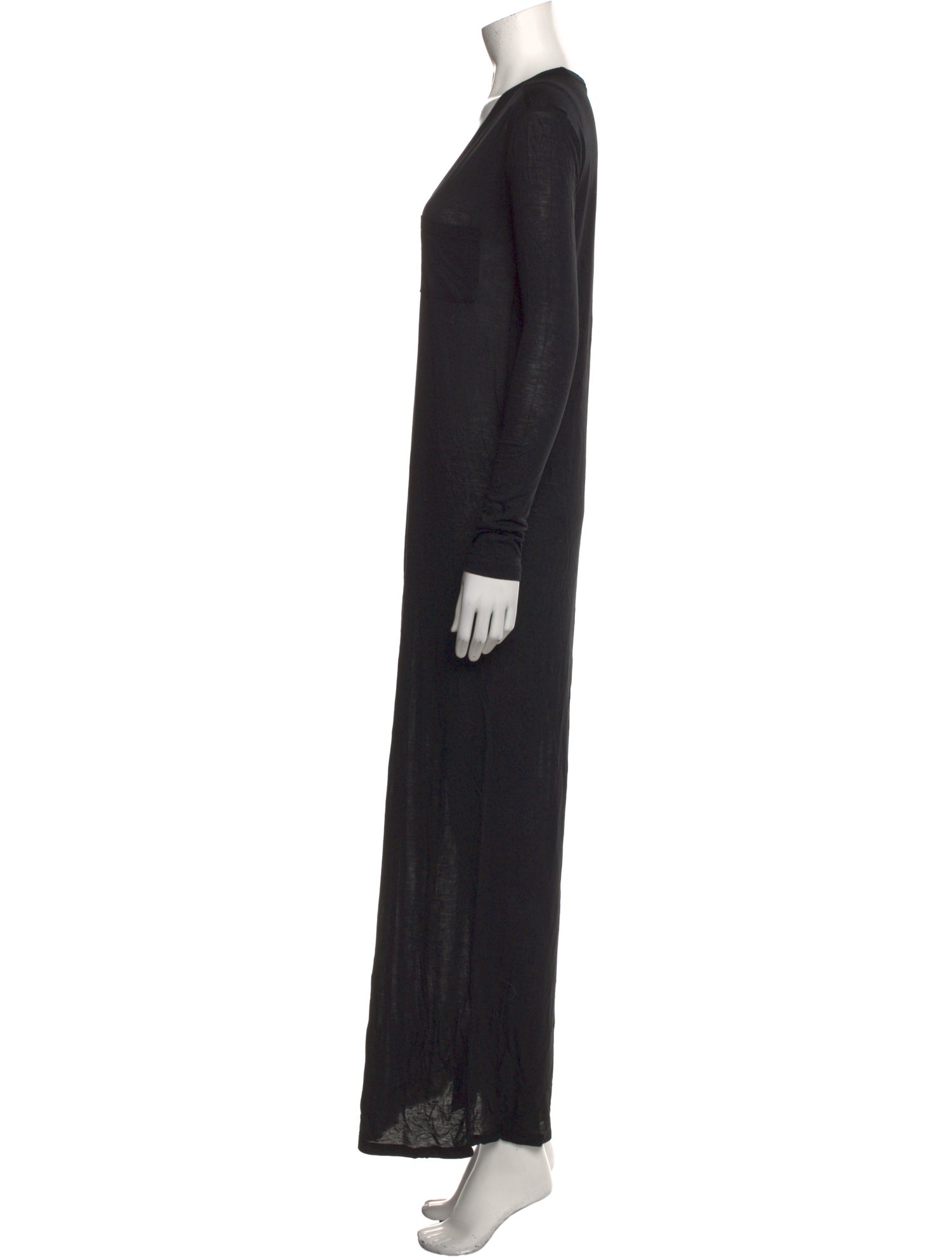T by Alexander Wang Scoop Neck Long Dress