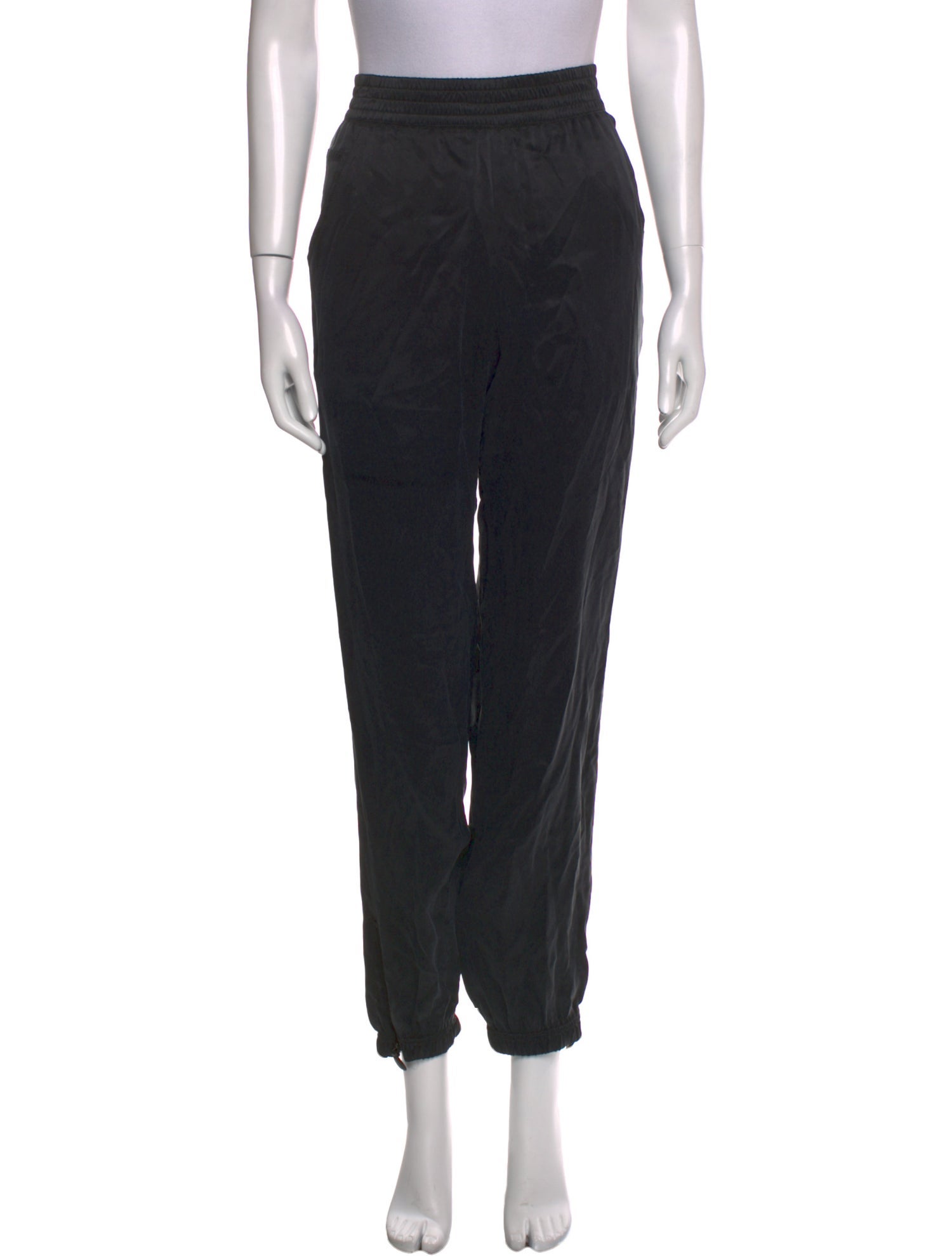 T by Alexander Wang Silk Skinny Leg Pants