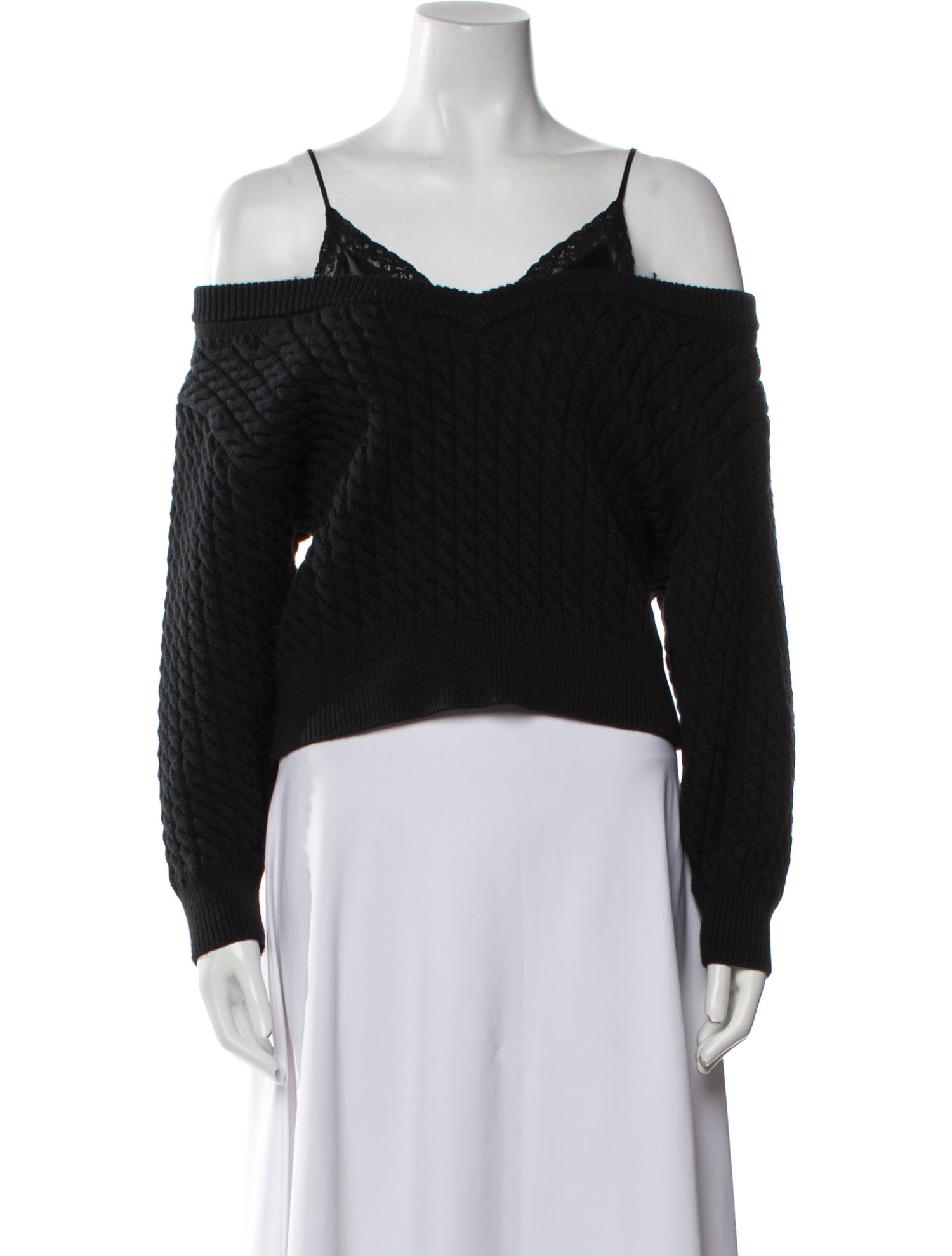 Alexanderwang.T Off-The-Shoulder Sweater