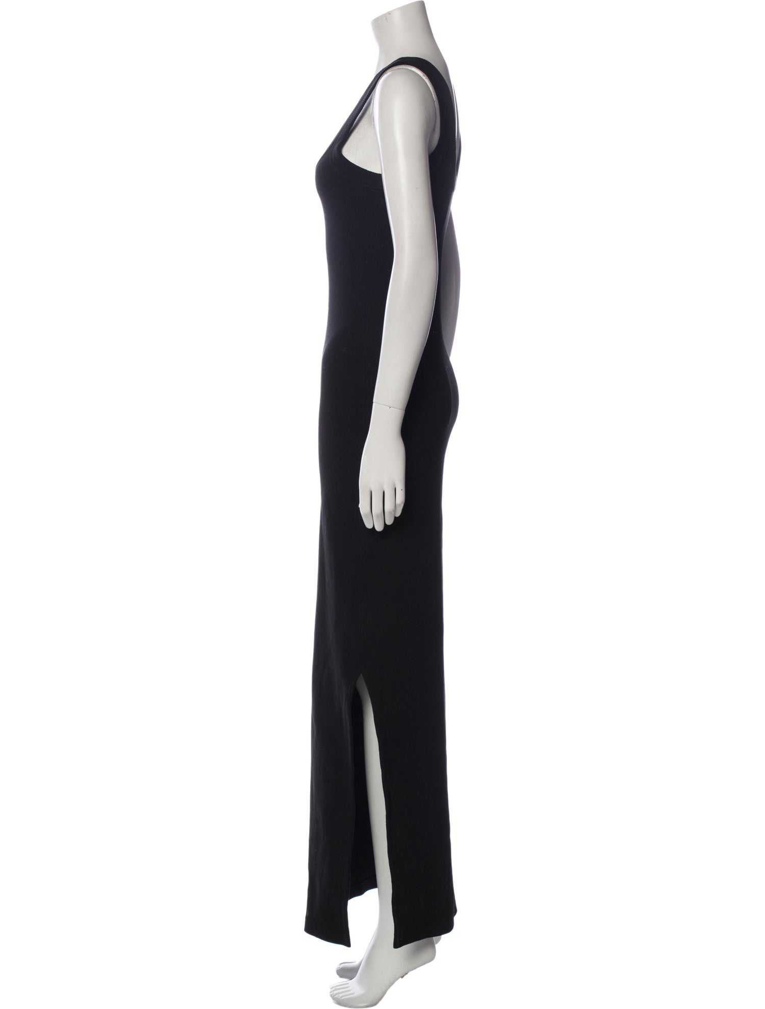 T by Alexander Wang Scoop Neck Long Dress