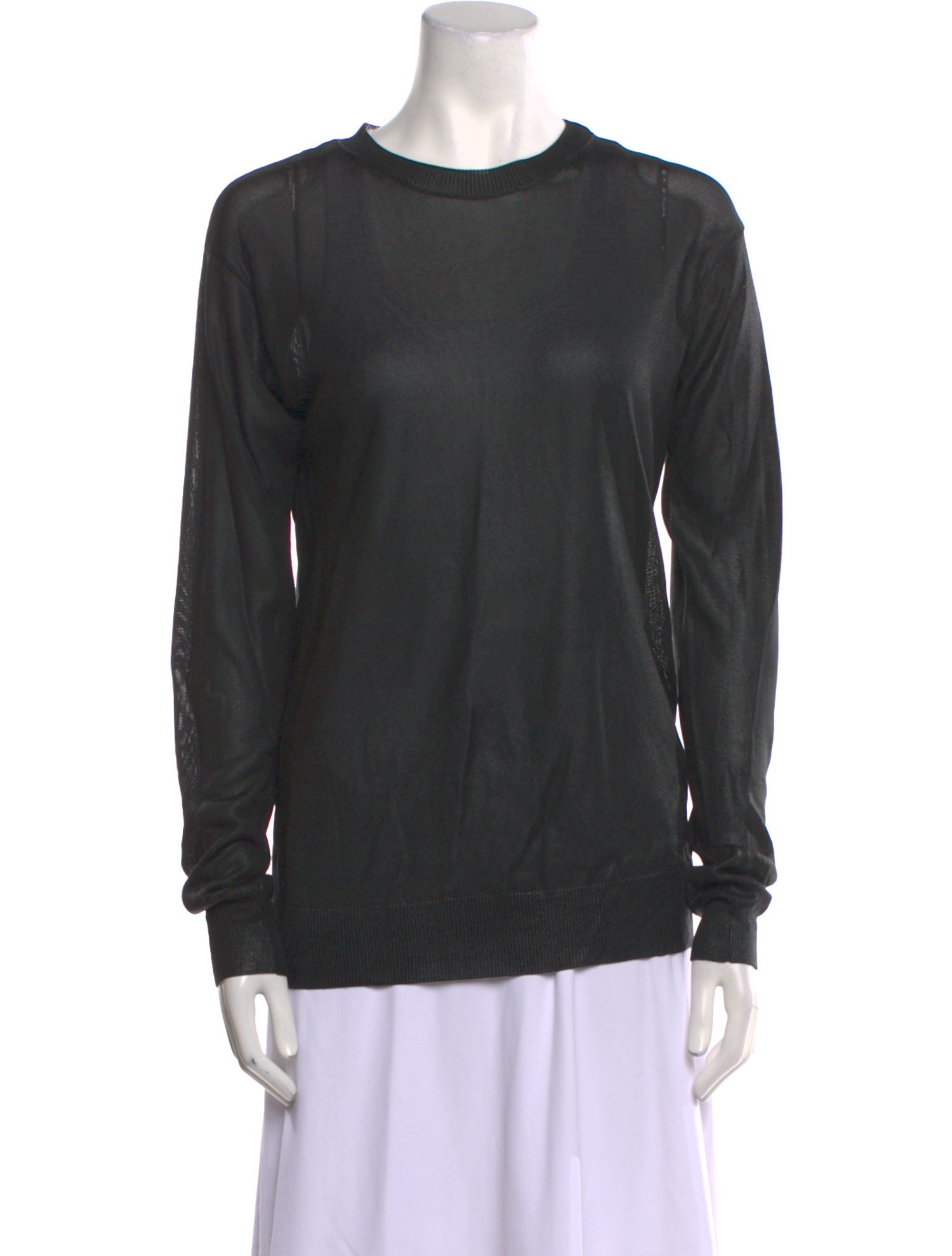 T by Alexander Wang Crew Neck Long Sleeve Sweatshirt