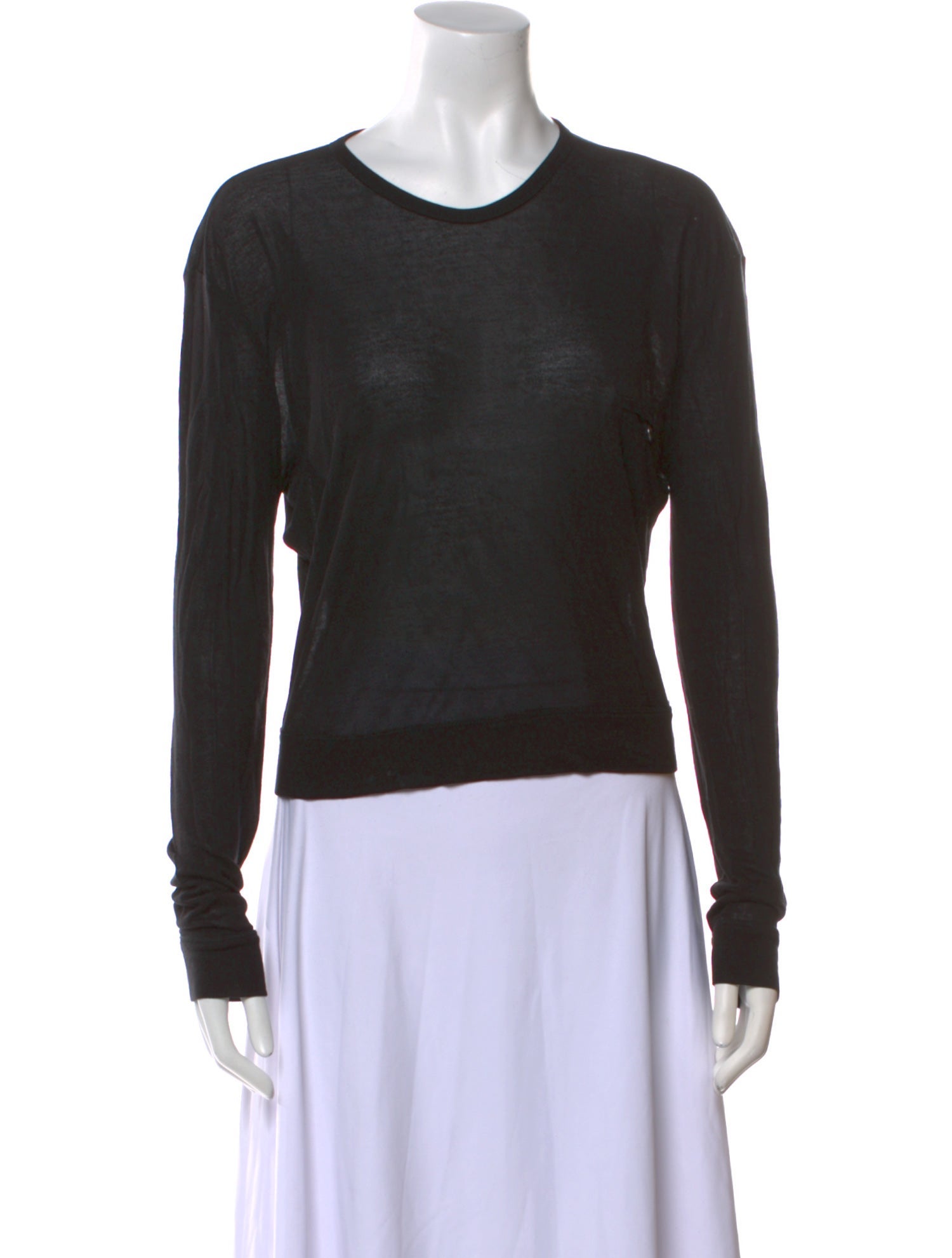 T by Alexander Wang Crew Neck Long Sleeve Sweatshirt