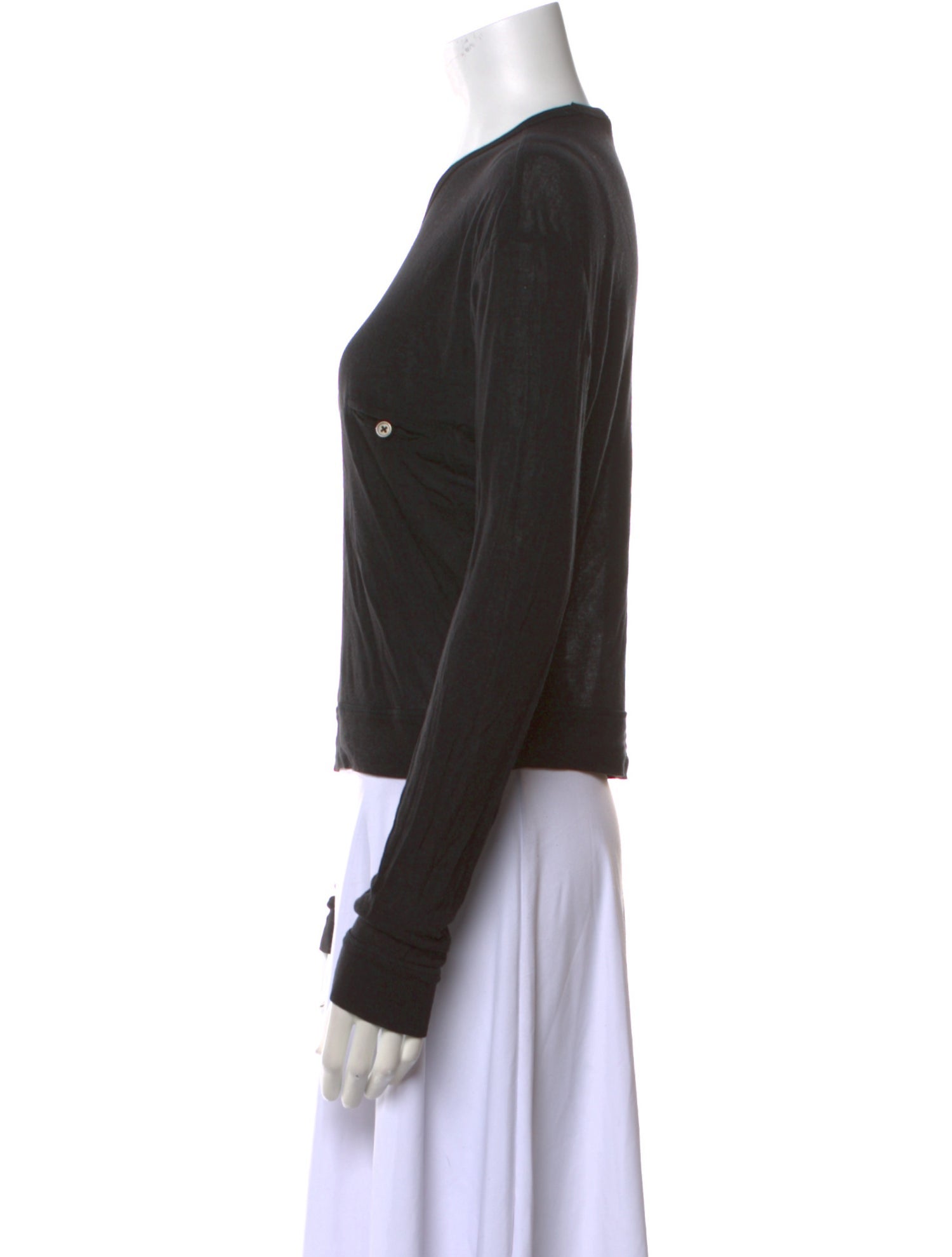 T by Alexander Wang Crew Neck Long Sleeve Sweatshirt