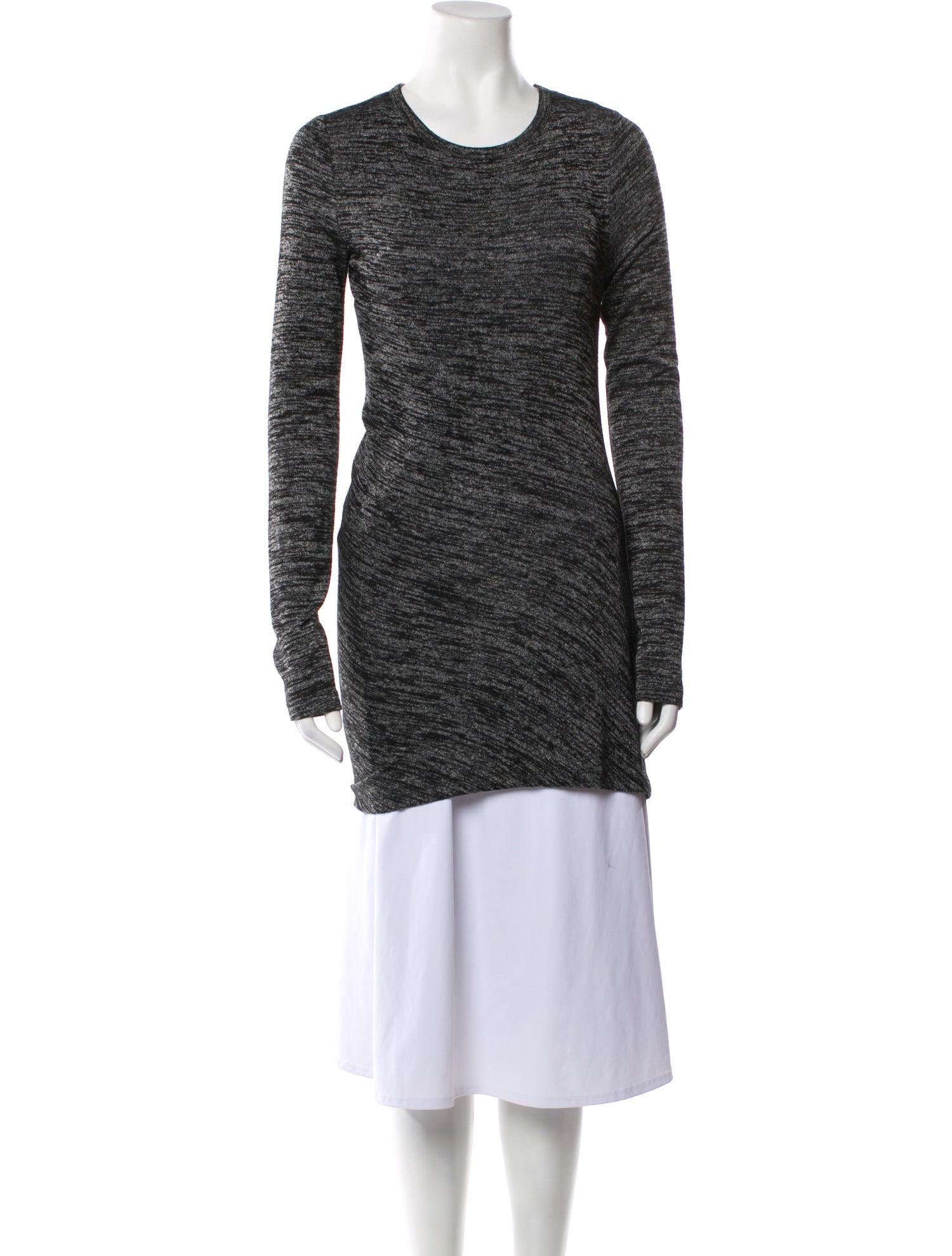 T by Alexander Wang Crew Neck Long Sleeve Tunic