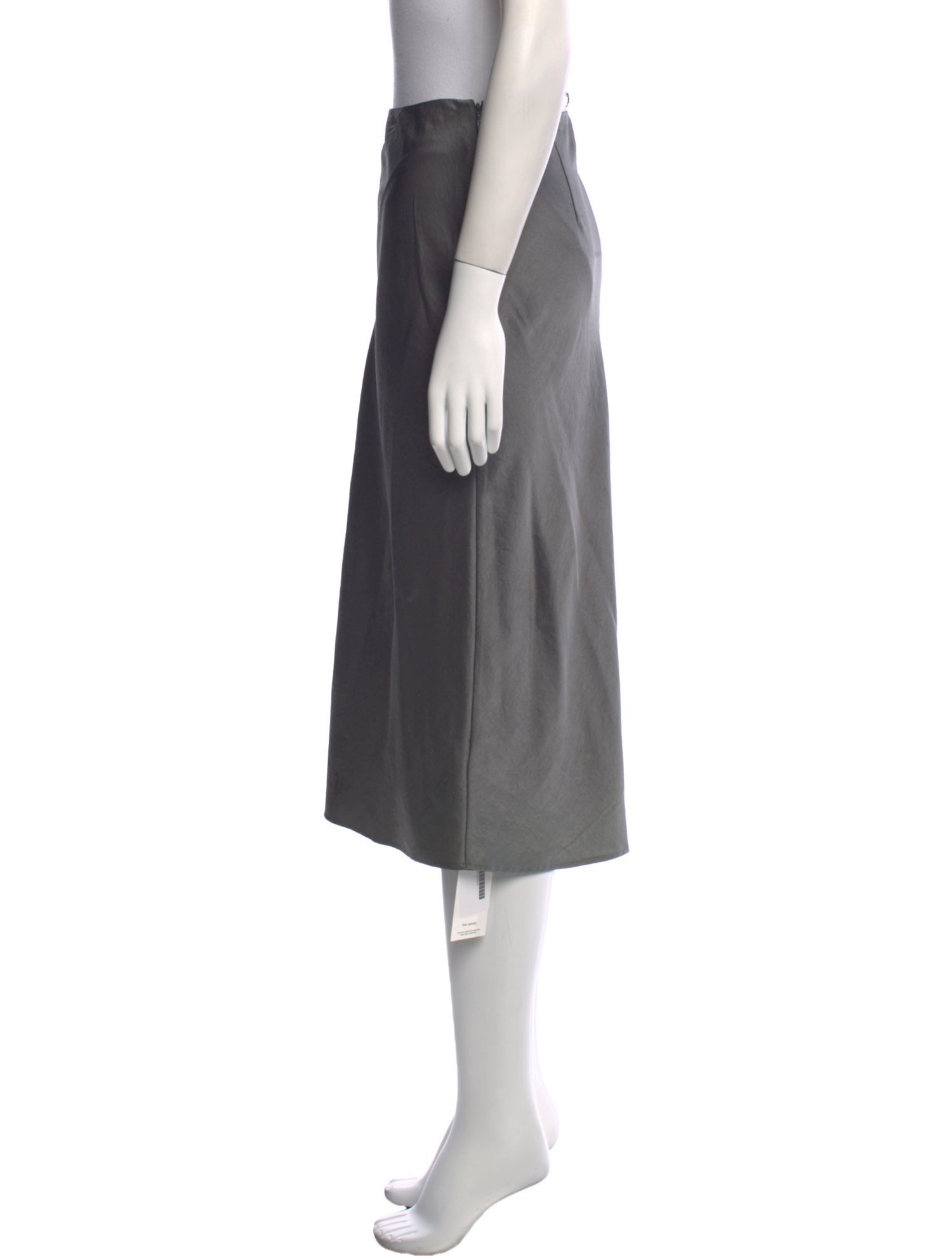 T by Alexander Wang Satin Knee-Length Skirt