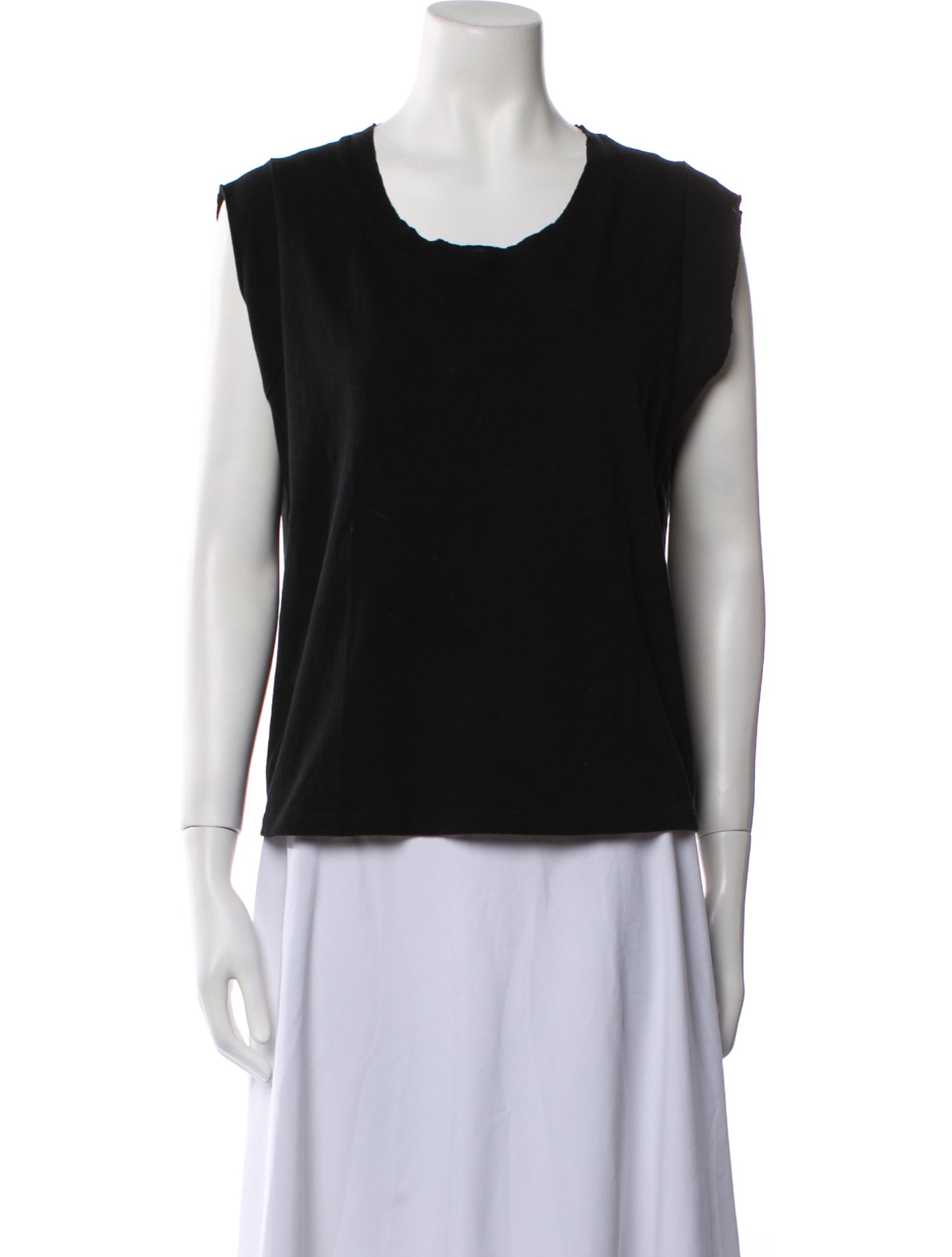 T by Alexander Wang Scoop Neck Sleeveless Top