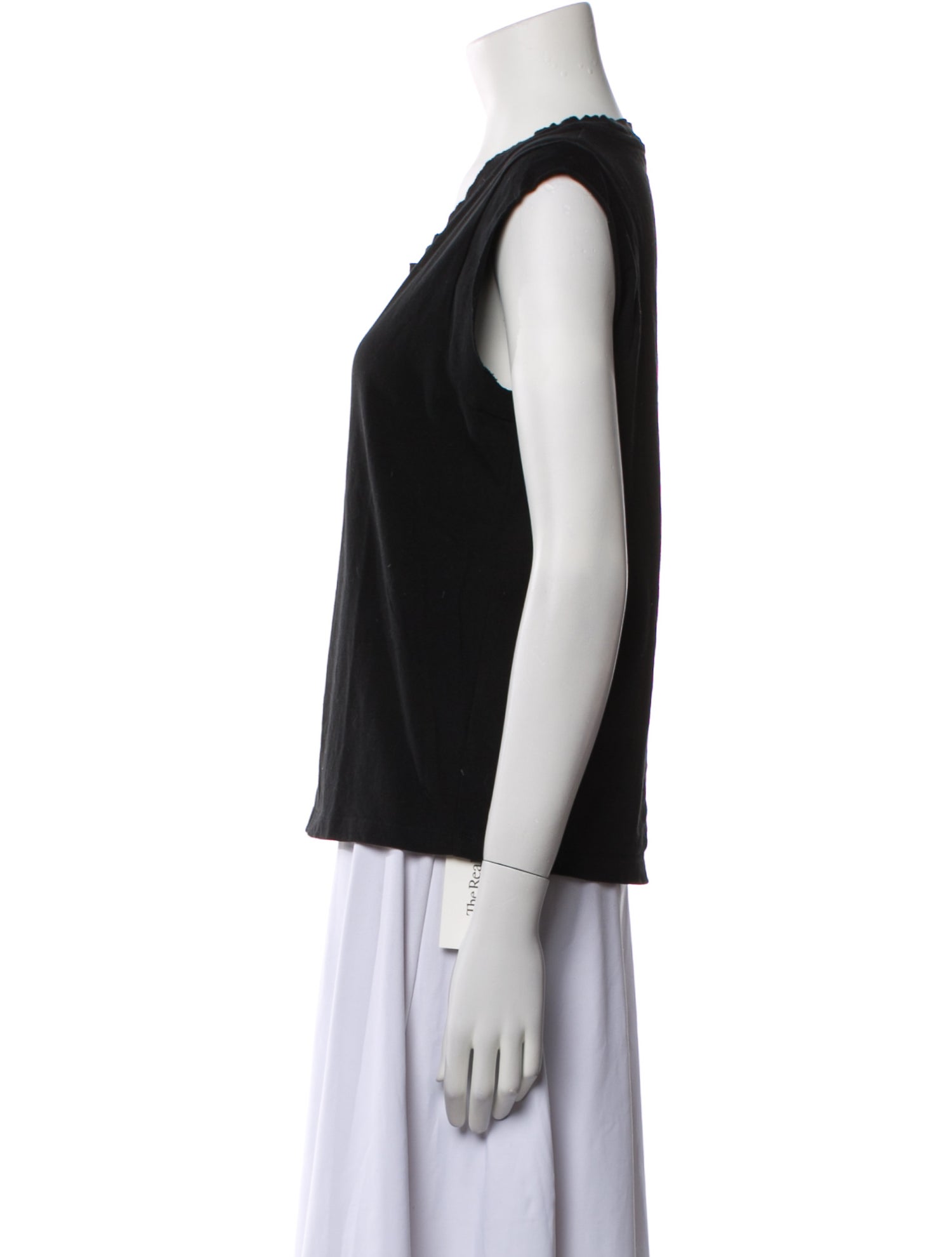 T by Alexander Wang Scoop Neck Sleeveless Top