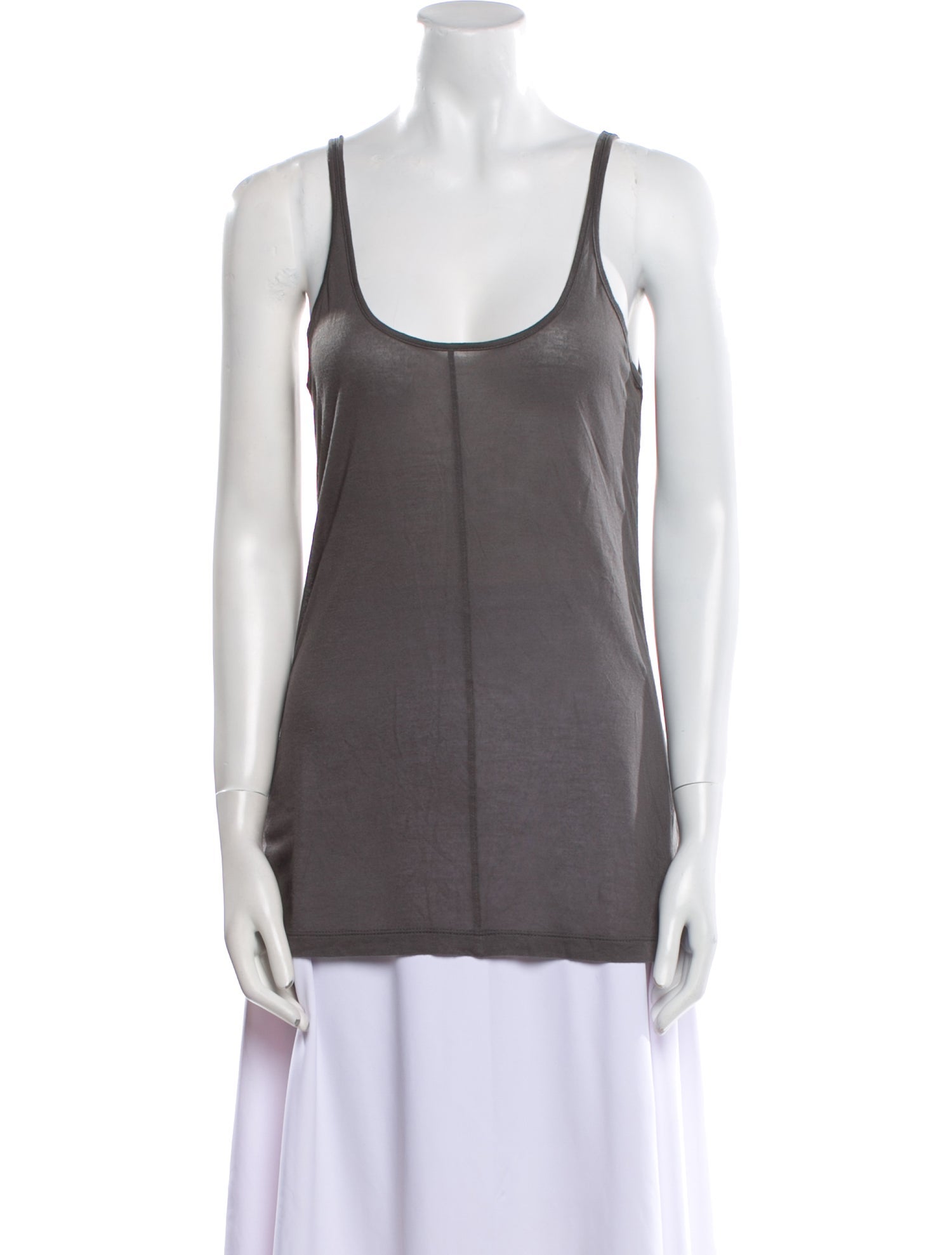 T by Alexander Wang Scoop Neck Sleeveless Top