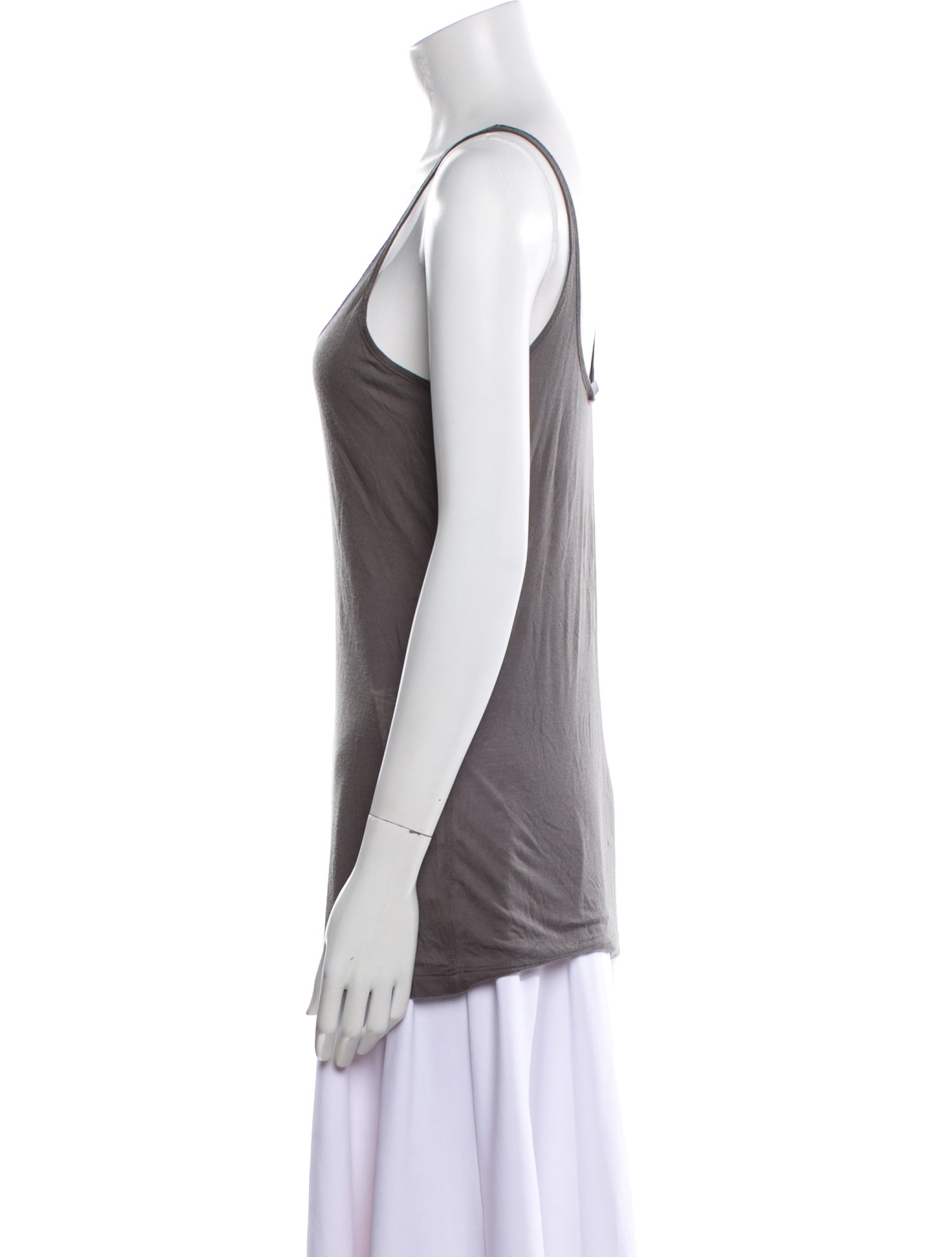 T by Alexander Wang Scoop Neck Sleeveless Top