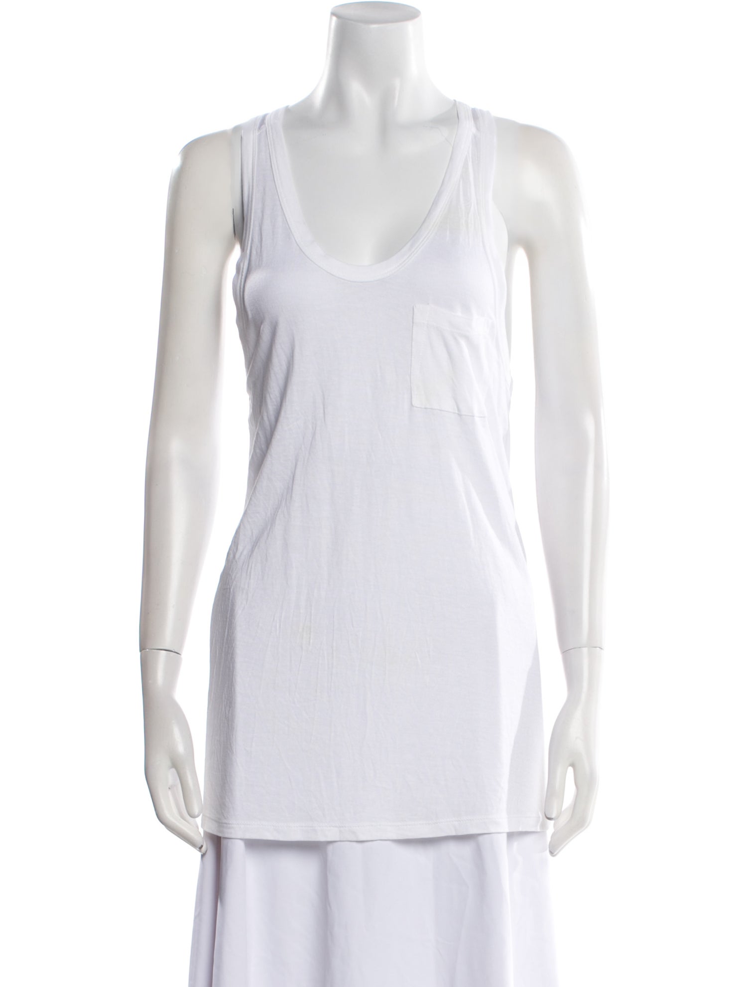 T by Alexander Wang Scoop Neck Sleeveless Top